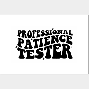 Professional Patience Tester Shirt, Funny Toddler Shirt, Backside Design Kids Tee, Funny Kid Life Tee, Funny Youth Shirt Posters and Art